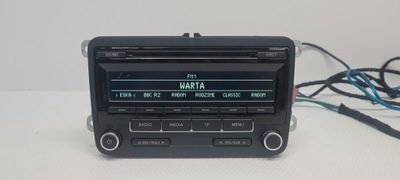 VW GOLF VI PASSAT B7 JETTA RADIO DAB CD MP3 AUX 1K0035186AP CON CÓDIGO  