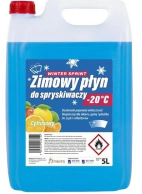 Zimowy płyn do spryskiwaczy -20C 5L CYTRUSOWY