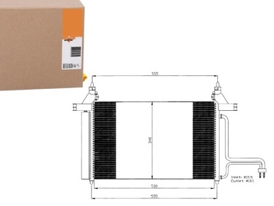 Nrf 35495 конденсатор, кондиціонер фото №1