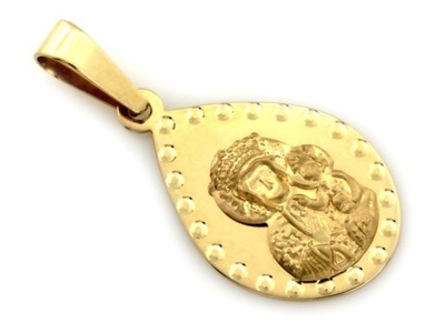 Medalik złoty delikatny subtelny