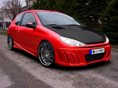 PEUGEOT 206 * BODY SILLS RADICAL * DJ-TUNING  