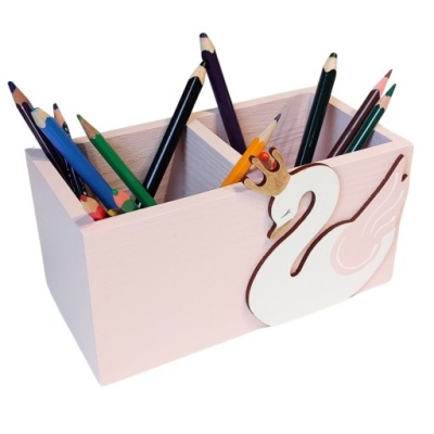 Organizer na biurko ŁABĘDŹ 2 przegrody