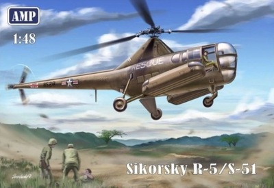 Sikorsky R-5/S-51 AMP 48002 skala 1/48