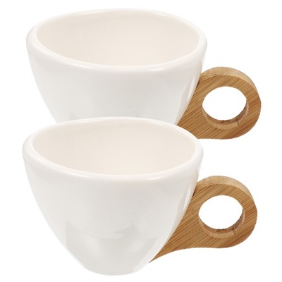 Filiżanka do kawy Kubki porcelanowe Ceramiczne Espresso 2 szt