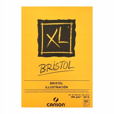 Blok rysunkowy A4 XL 180g 50kartek Canson Bristol