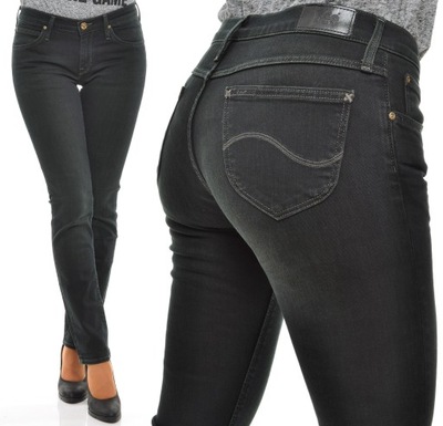 LEE spodnie LOW waist SLIM jeans JADE W28 L33