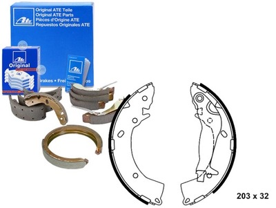 SABOTS DE FREIN À TAMBOUR DE FREIN HYUNDAI GETZ 1.1-1.6 09.02-12.10 - milautoparts-fr.ukrlive.com