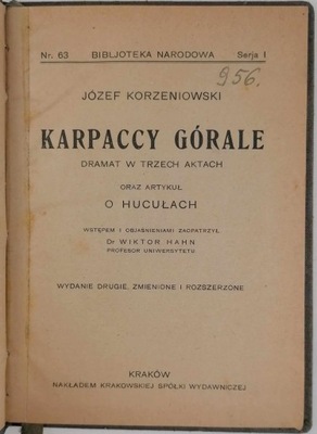 Karpaccy górale - Józef Korzeniowski