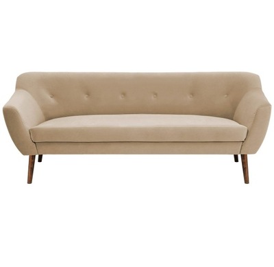 Wygodna sofa 3-osobowa tapicerowana BERGAMO