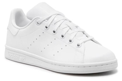 Adidas Buty Sportowe Młodzieżowe Sneakersy Stan Smith J białe 35 EU