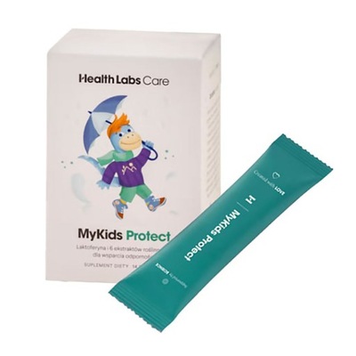 MULTIWITAMINA DLA DZIECI HEALTH LABS MYKIDS LAKTOFERYNA CYNK 14 SASZETEK