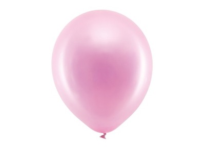 Balony 30cm metalizowane różowe metaliczne