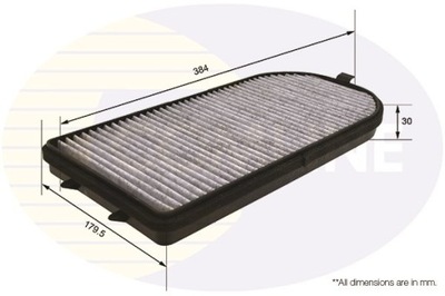 ФІЛЬТР САЛОНУ COMLINE /ВУГІЛЬНИЙ/ (ODP.64118390447) ALPINA B12 95-01/BMW 7 9