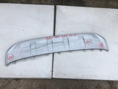 Audi q7 4m0 накладка спойлер диффузор бампер фото №1