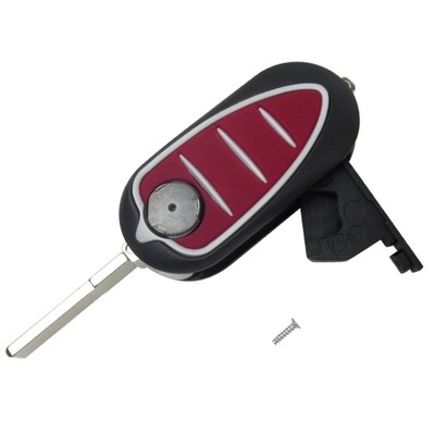 3 BT FLIP FOLDING REMOTE CONTROL CAR KEY SHELL CASE COVER PARA ALFA R~50493  