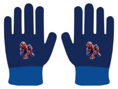 rękawiczki rękawice SPIDERMAN pięciopalczaste
