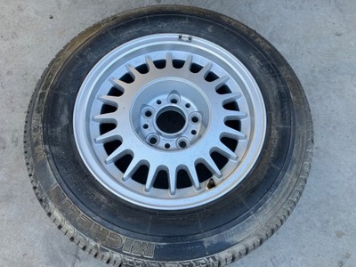 NUEVO !!! RUEDA DE RECAMBIO 7X15 ET20 BMW E24 E32 E34 STYLING 2 MICHELIN 205/65 