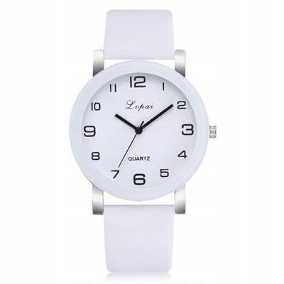 klasyczny damski zegarek na rękę - White