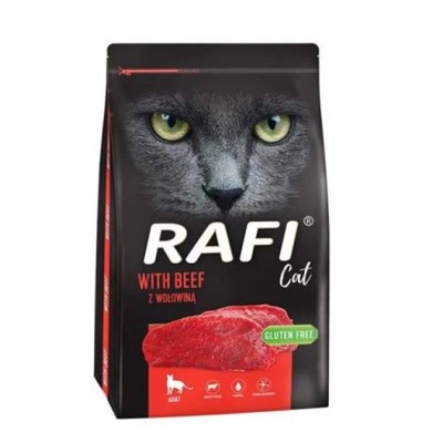 Dolina Noteci Rafi Cat z wołowiną sucha karma dla kota worek 7kg