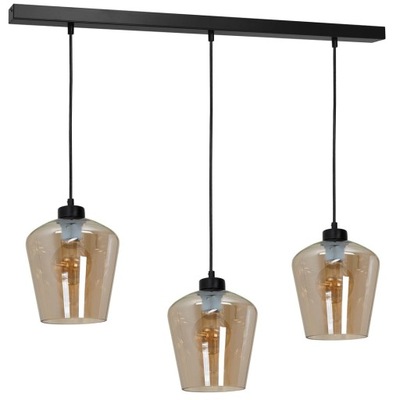 Lampa wisząca SANTIAGO AMBER 3xE27 | MLP6610 Milag