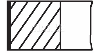 01363N0/MAH КОЛЬЦА ПОРШНЕВЫЕ FORD