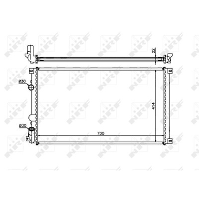 Радіатор opel movano a renault master ii 00-10 фото №1