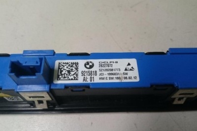 Панель переключателей bmw 5 gran turismo f07 9215818 2012 фото №1