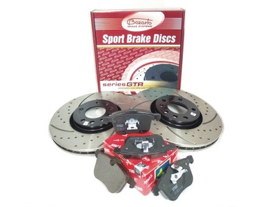 DISQUES WIERCONE 314MM SABOTS DE FREIN TRW VECTRA C 2.8 3.2 3.0 SIGNUM SAAB 9-3 AVANT - milautoparts.fr