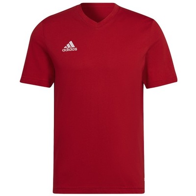 Koszulka adidas ENTRADA 22 Tee HC0451 czerwony XXX