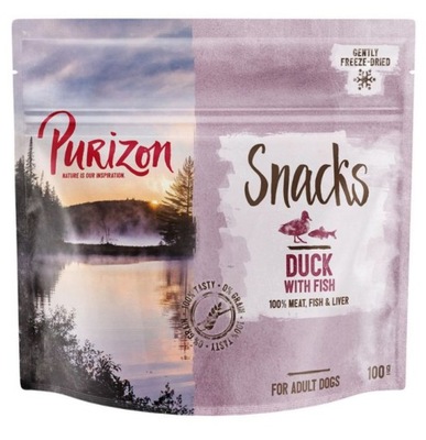 PURIZON SNACK KACZKA Z RYBĄ 100G