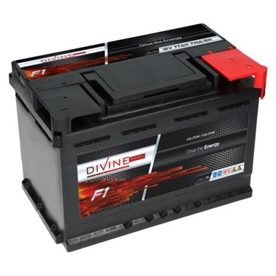 BATERÍA DIVINE F1 SMF 12V 77AH 710A (EN) P+  