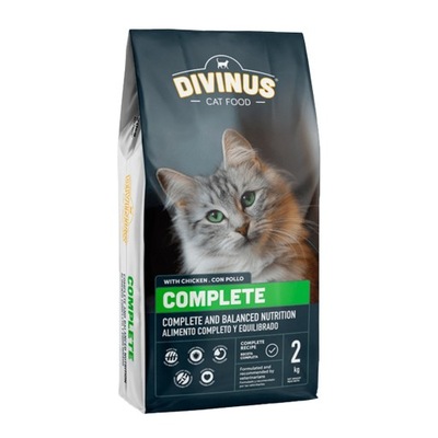 Sucha Karma Dla Kota Divinus Cat Complete z Drobiem 2 kg