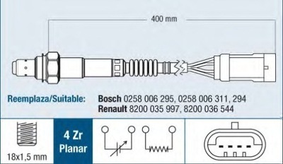 SONDA LAMBDA RENAULT  