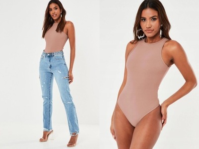 MISSGUIDED czarne klasyczne body S