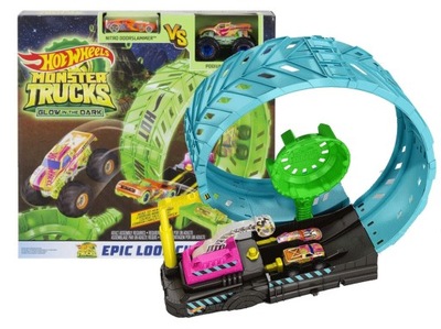 Hot Wheels Monster Truck Epicka Pętla świecąca HBN02 OUTLET