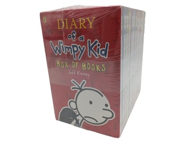 Diary of a Wimpy Kid, zestaw 13 książek dla dzieci, język angielski