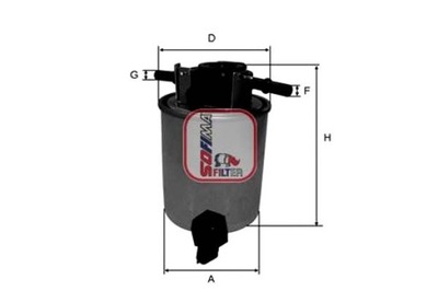 Sofima фильтр топлива infiniti fx 30d awd фото №1