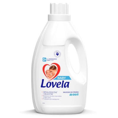 LOVELA BABY Hipoalergiczne mleczko do prania do bieli 1,45 l