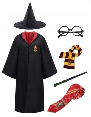 STRÓJ PRZEBRANIE HARRY POTTER ZESTAW 146-152 CM