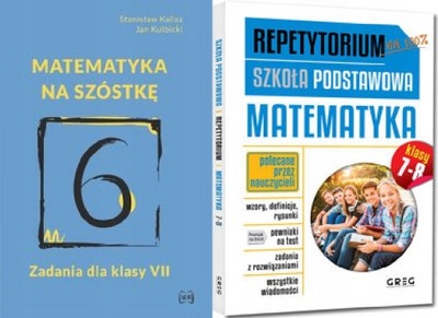 Matematyka na szóstkę+ Repetytorium Matematyka 7-8