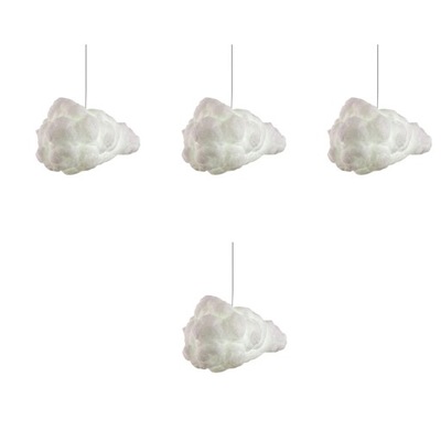 LAMPA WISZĄCA SYPIALNIA CLOUD BIAŁA 4 SZT