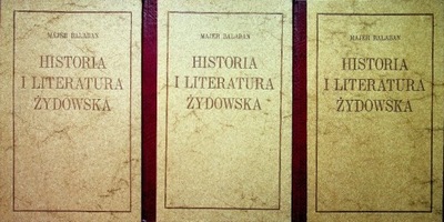 Historia i literatura żydowska Tom I do III