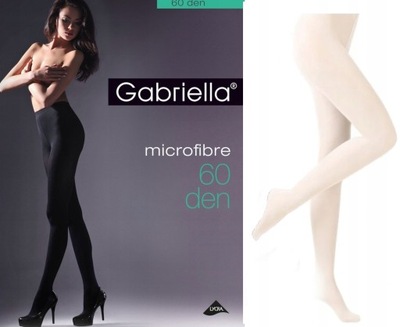 GABRIELLA RAJSTOPY MICROFIBRE r.3-M BIANCO 60den