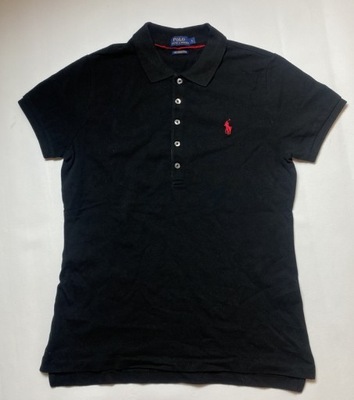 POLO Ralph Lauren ORYGINALNE CZARNE SKINNY POLO /M