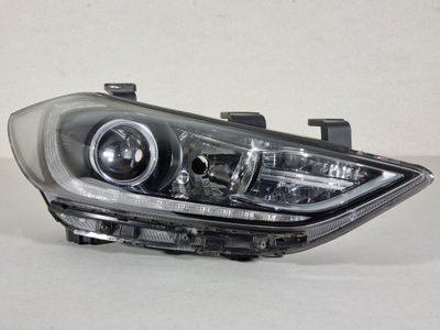 Hyundai elantra лампа правая перед обычная фара фото №1