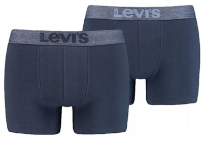 LEVI'S bawełniane bokserki męskie 2 pak S