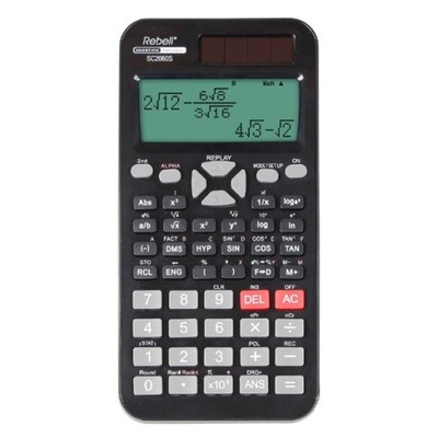 Rebell Kalkulator RE-SC2060S, czarna, naukowy, pun