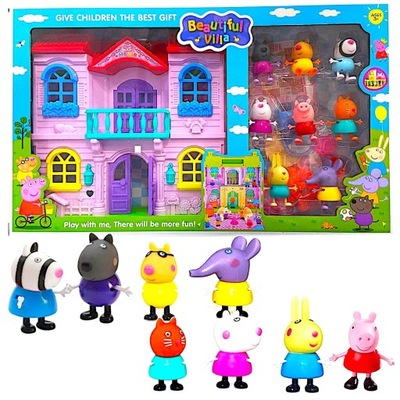 SET PRASIATKO DOMČEK FIGÚRKY DOPLNKY + DARČEK