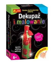 Dekupaż i malowanie. Kolorowe tulipany