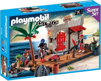 PLAYMOBIL 6146 - TWIERDZA PIRATÓW